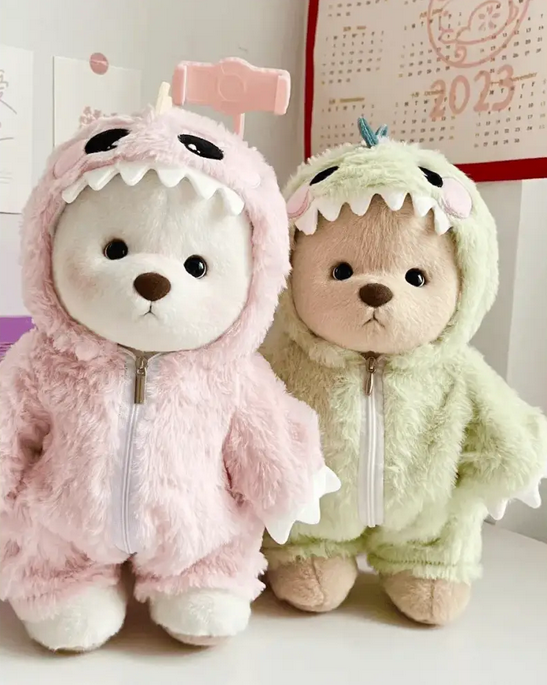 Pink Dinosaur Teddy Bear